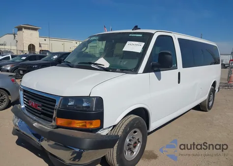 2025 GMC Savana Passenger Rwd 3500 Extended Wheelbase Lt z USA, uszkodzony, nr VIN 1GJZ7PFP6S1169901